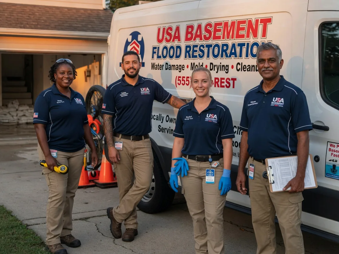 Basement Flood Cleanup company in Palestine, IL