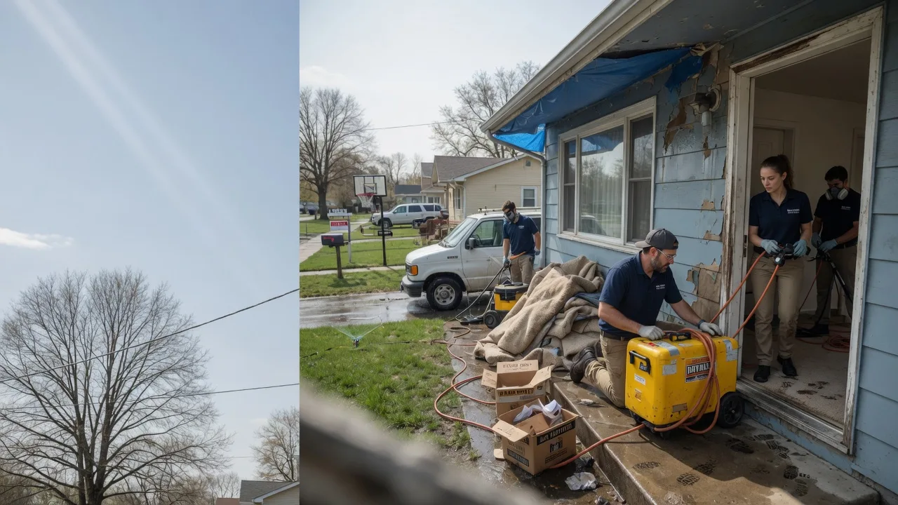 Basement Flood Cleanup in Palestine, IL near me